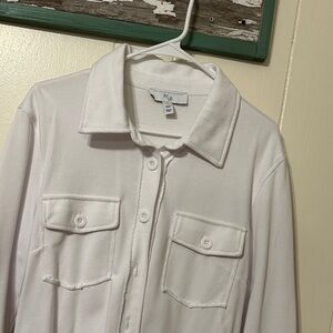 TRF Women's Classic White Utility Jacket